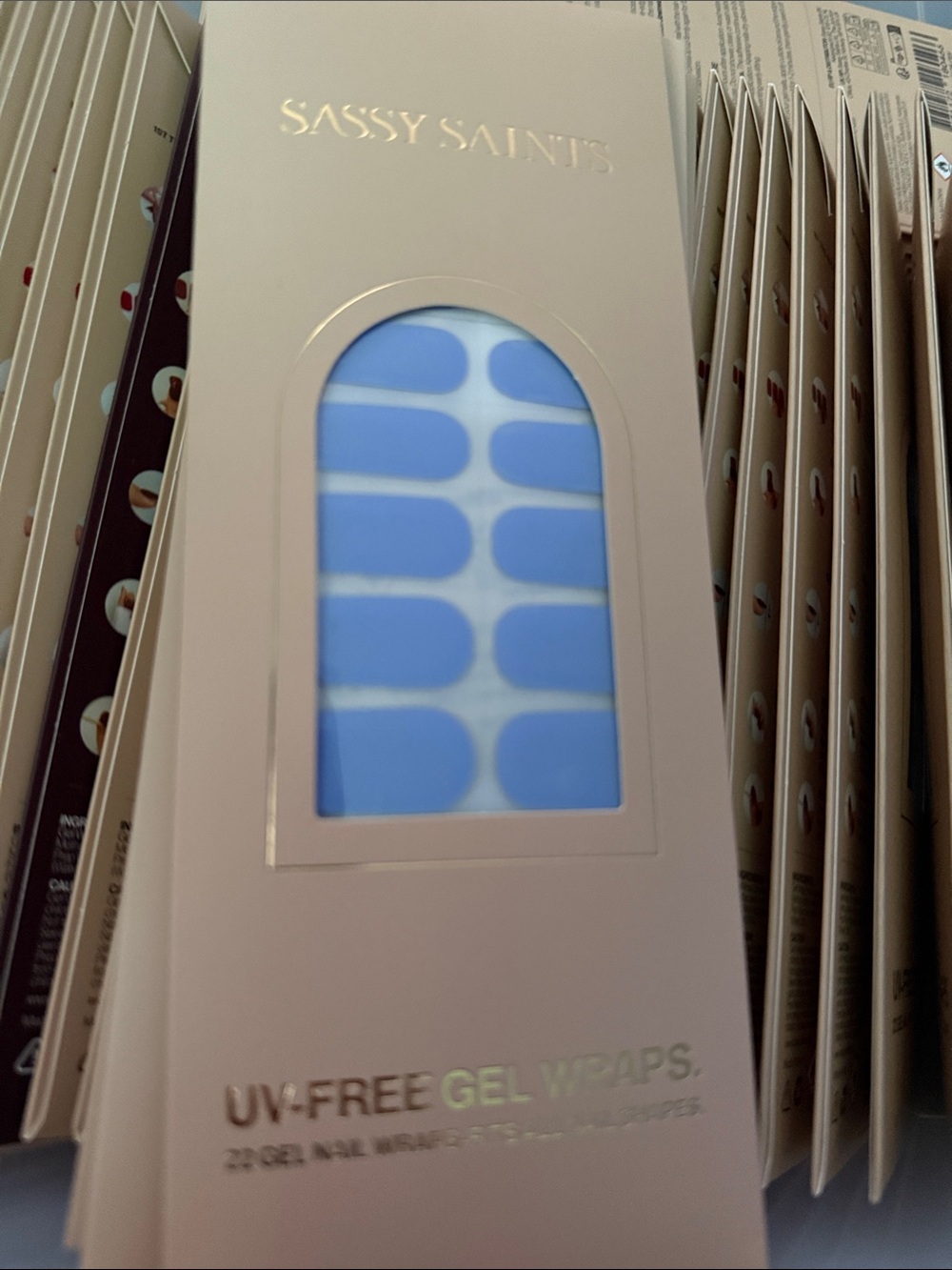 NEW SASSY SAINTS GEL NAIL WRAPS Nonsmoking pet free home cloud nine
